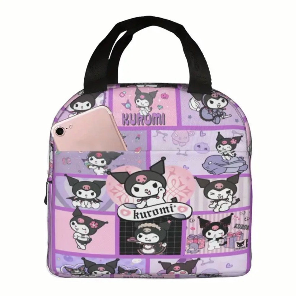 Sanrio Kuromi Insulated Lunch Bag - Reusable Lunch Tote NIP